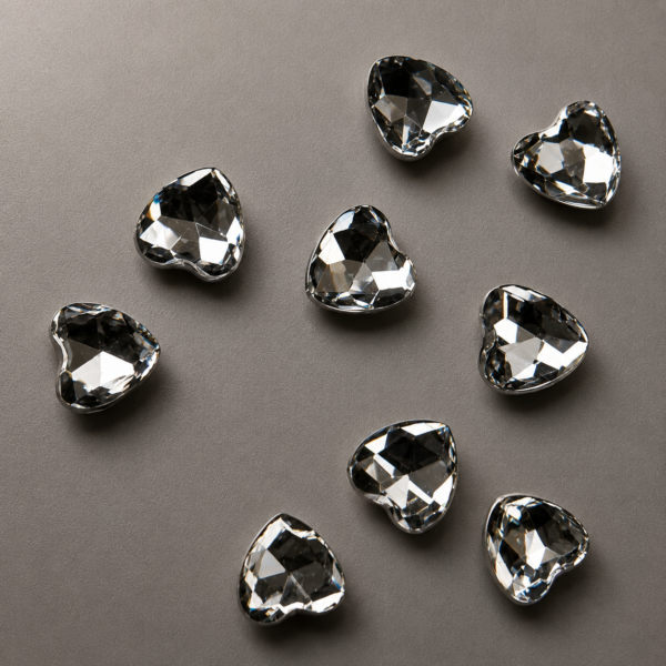Mini Gems Set · Heart · 5 pcs