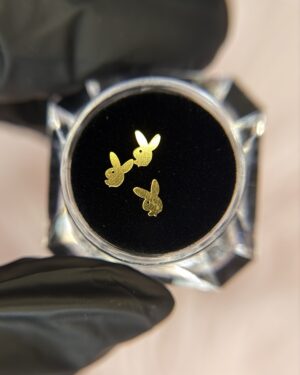 Playboy Bunny Smile Gem – Gold Finish